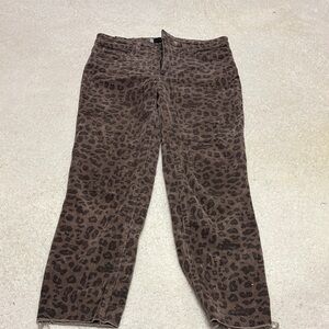 Kut from the Kloth Animal Print Corduroy Pants